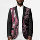 Polynesia Mixed African Dashiki Blazer Afro-pacific Culture - Pink