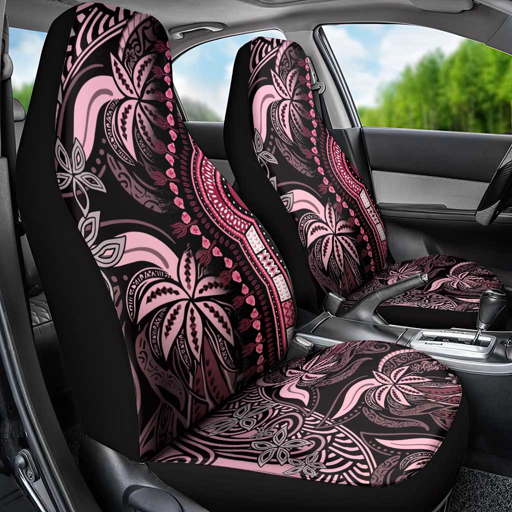 Polynesia Mixed African Dashiki Car Seat Cover Afro-pacific Culture - Pink