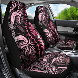 Polynesia Mixed African Dashiki Car Seat Cover Afro-pacific Culture - Pink