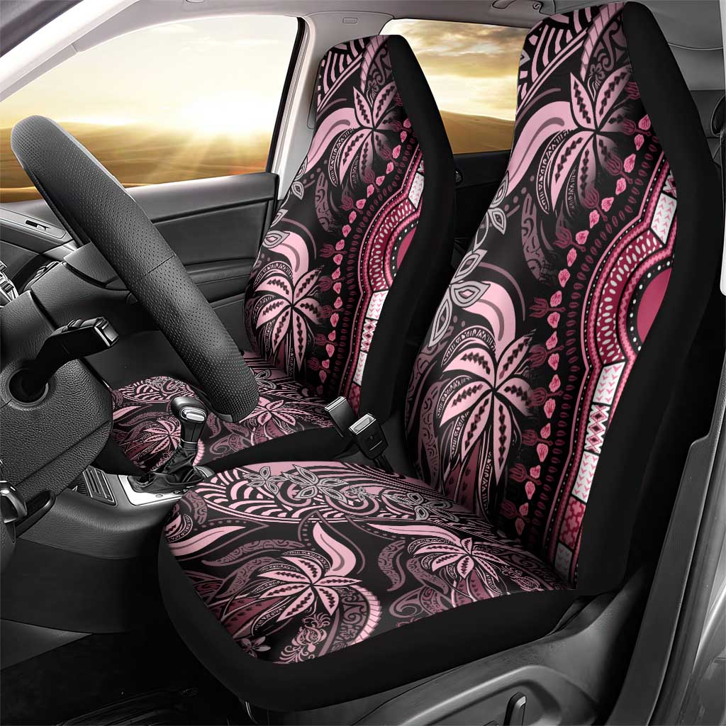 Polynesia Mixed African Dashiki Car Seat Cover Afro-pacific Culture - Pink