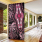 Polynesia Mixed African Dashiki Door Cover Afro-pacific Culture - Pink