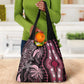 Polynesia Mixed African Dashiki Grocery Bag Afro-pacific Culture - Pink