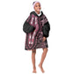 Polynesia Mixed African Dashiki Kid Wearable Blanket Hoodie Afro-pacific Culture - Pink