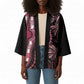 Polynesia Mixed African Dashiki Kimono Afro-pacific Culture - Pink