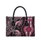 Polynesia Mixed African Dashiki Leather Bag Afro-pacific Culture - Pink