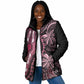 Polynesia Mixed African Dashiki Padded Jacket Afro-pacific Culture - Pink