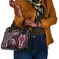 Polynesia Mixed African Dashiki Shoulder Handbag Afro-pacific Culture - Pink