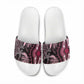 Polynesia Mixed African Dashiki Slide Sandals Afro-pacific Culture - Pink