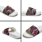 Polynesia Mixed African Dashiki Slide Sandals Afro-pacific Culture - Pink