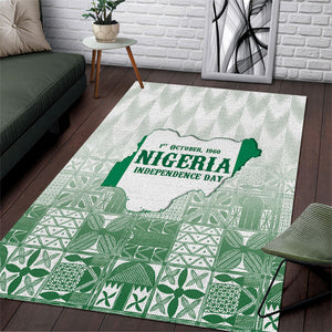 Proudly Nigerian Independence Day 1960 Area Rug