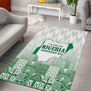 Proudly Nigerian Independence Day 1960 Area Rug