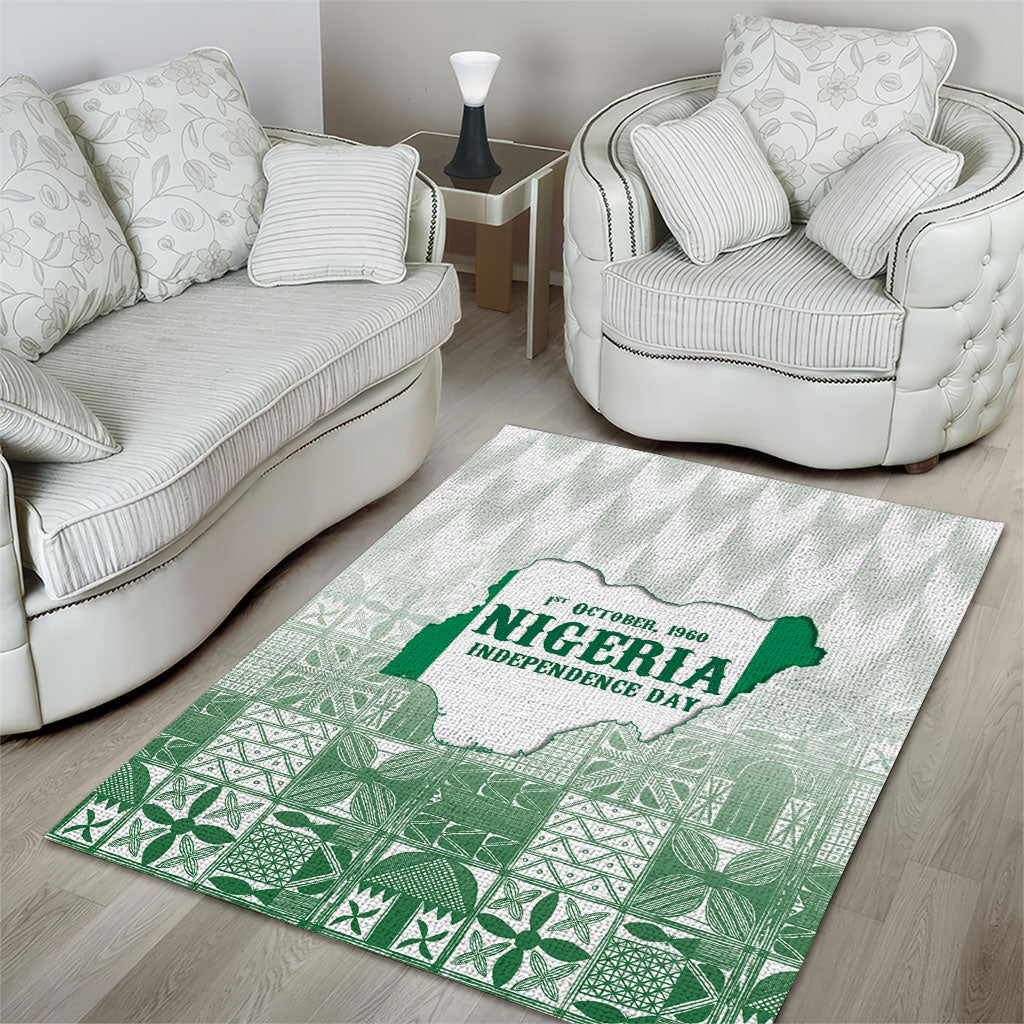 Proudly Nigerian Independence Day 1960 Area Rug