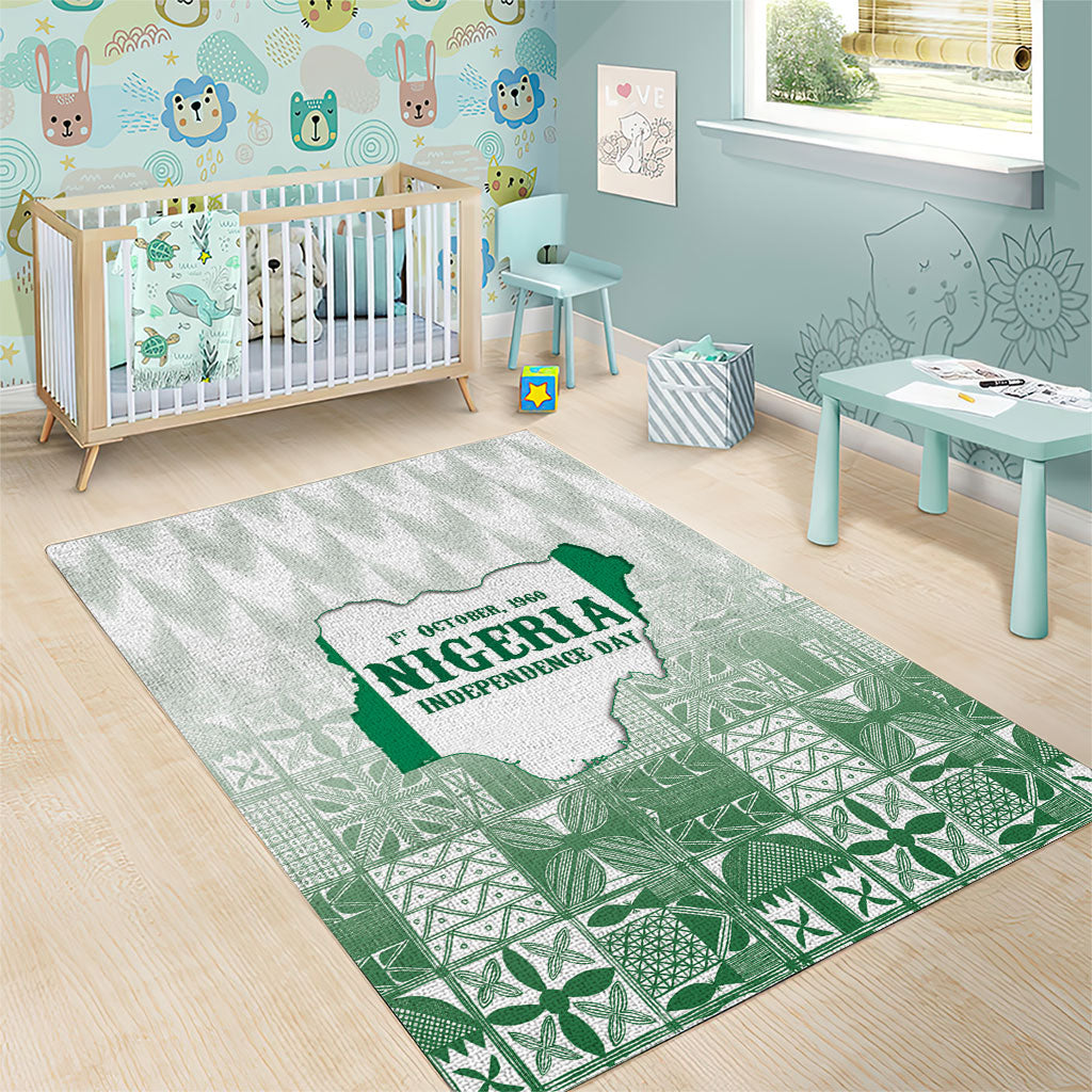 Proudly Nigerian Independence Day 1960 Area Rug