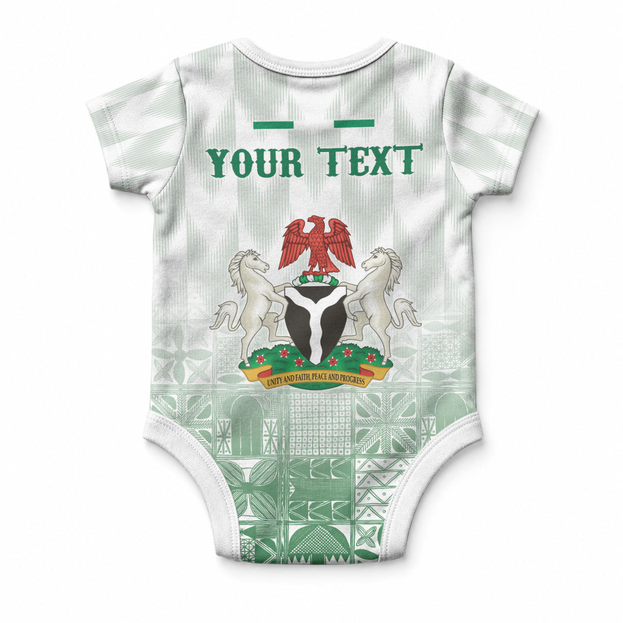 Proudly Nigerian Independence Day 1960 Personalized Baby Onesie