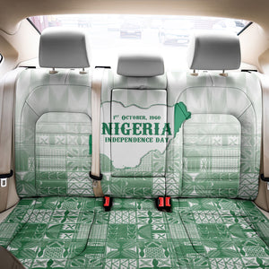 Proudly Nigerian Independence Day 1960 Back Car Seat Cover