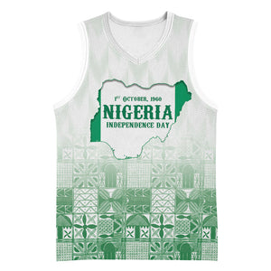 Proudly Nigerian Independence Day 1960 Personalized Basketball Jersey