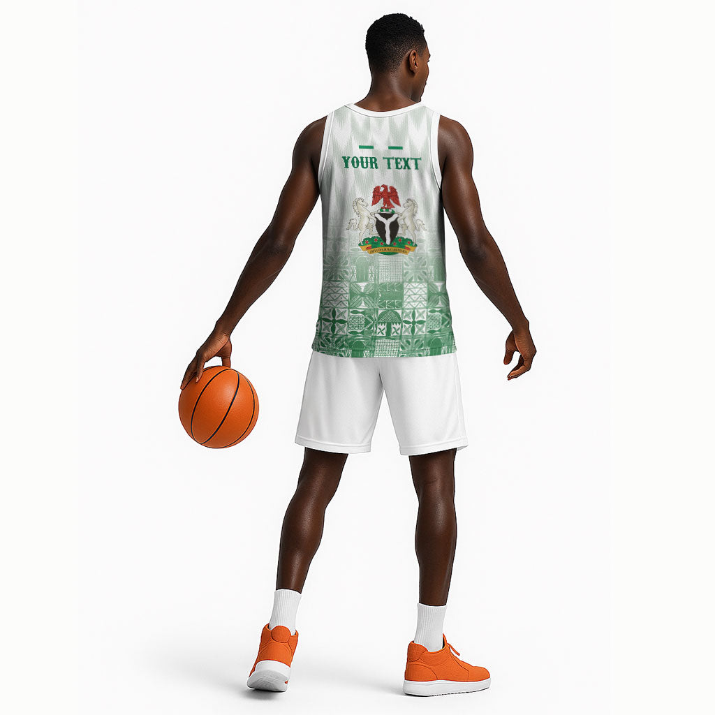 Proudly Nigerian Independence Day 1960 Personalized Basketball Jersey