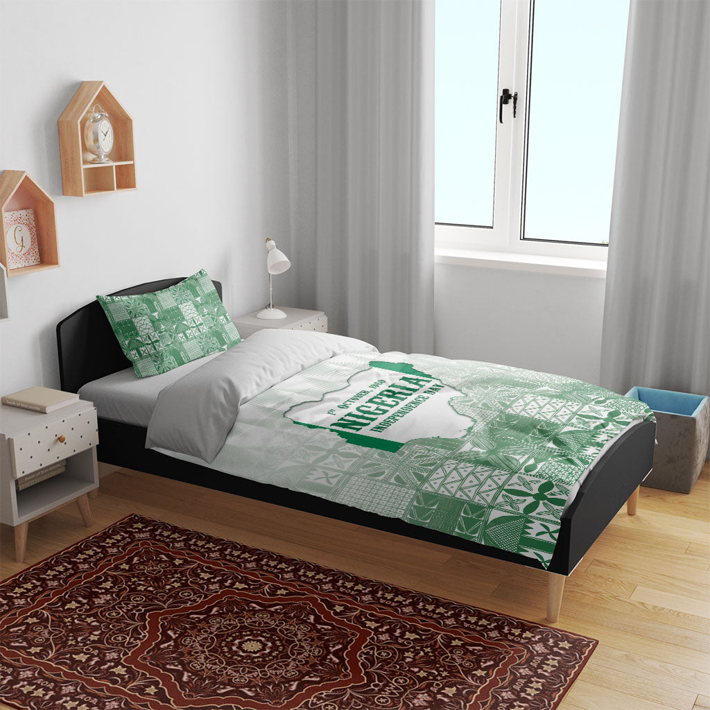 Proudly Nigerian Independence Day 1960 Bedding Set