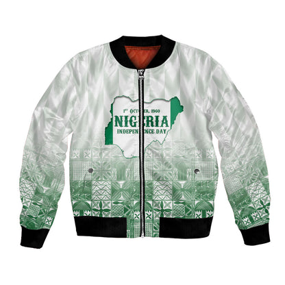 Proudly Nigerian Independence Day 1960 Personalized Bomber Jacket