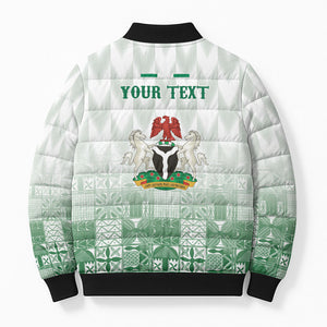 Proudly Nigerian Independence Day 1960 Personalized Bomber Puffer Jacket