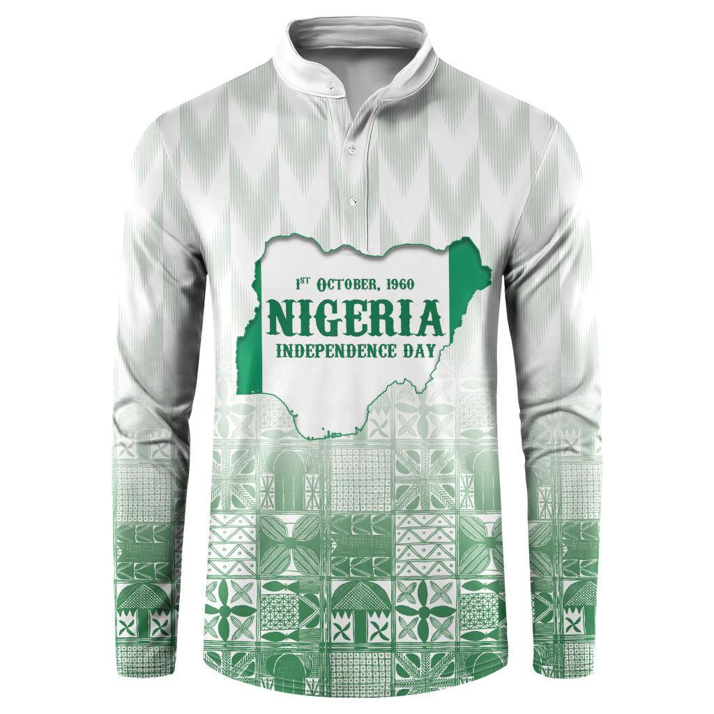 Proudly Nigerian Independence Day 1960 Personalized Button Sweatshirt