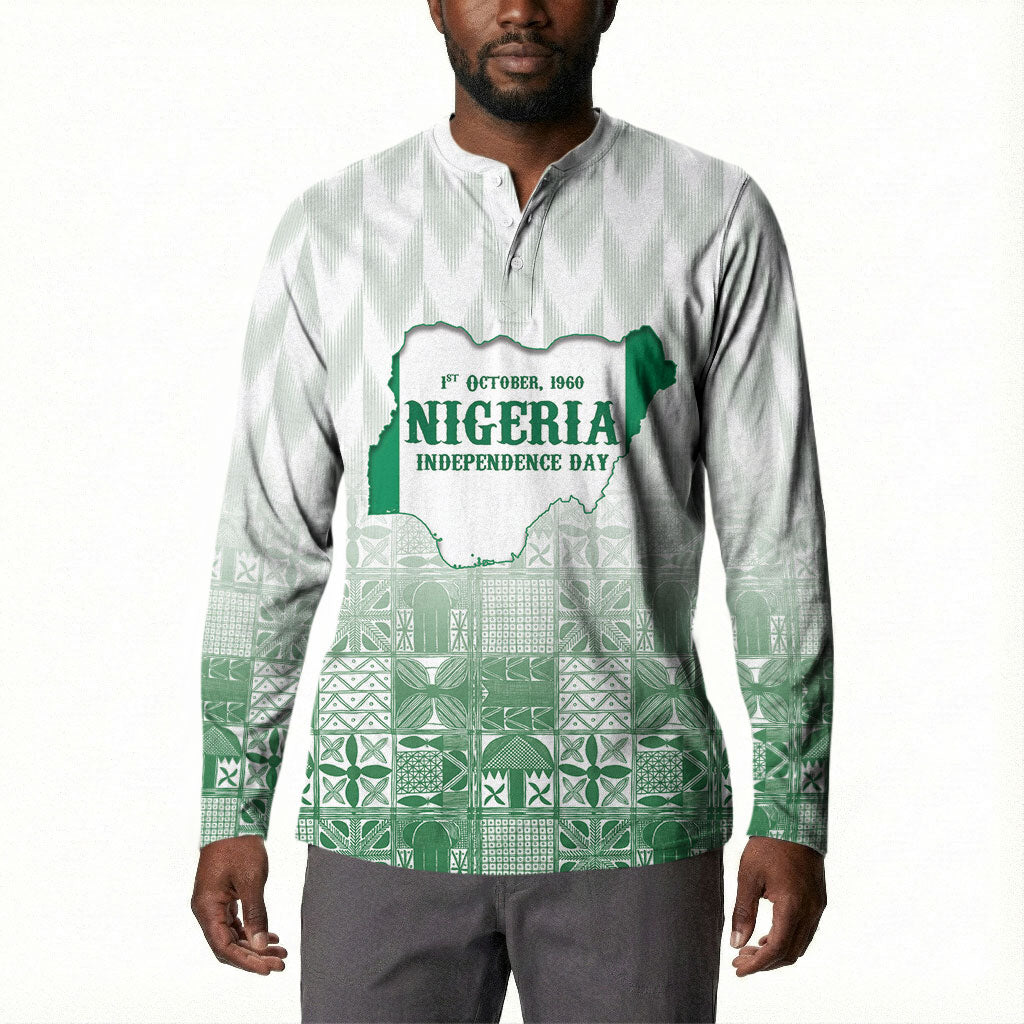 Proudly Nigerian Independence Day 1960 Personalized Button Sweatshirt