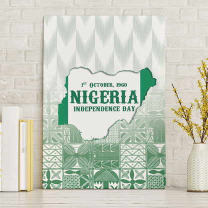 Proudly Nigerian Independence Day 1960 Canvas Wall Art