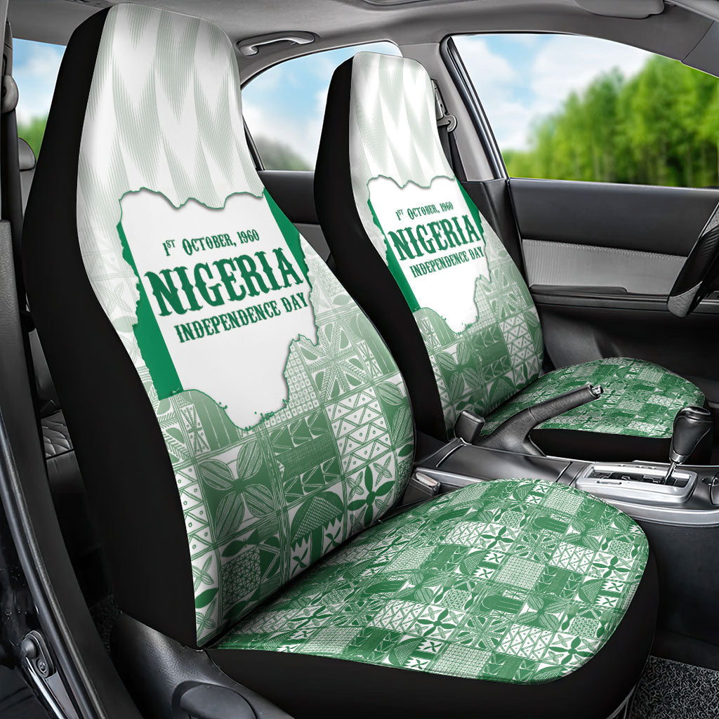 Proudly Nigerian Independence Day 1960 Car Seat Cover