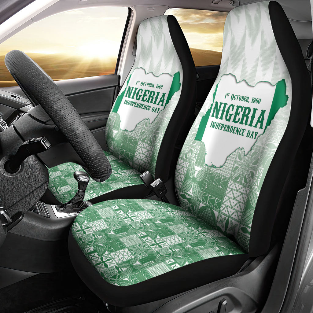Proudly Nigerian Independence Day 1960 Car Seat Cover
