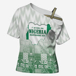 Proudly Nigerian Independence Day 1960 Personalized Cross Shoulder Shirt