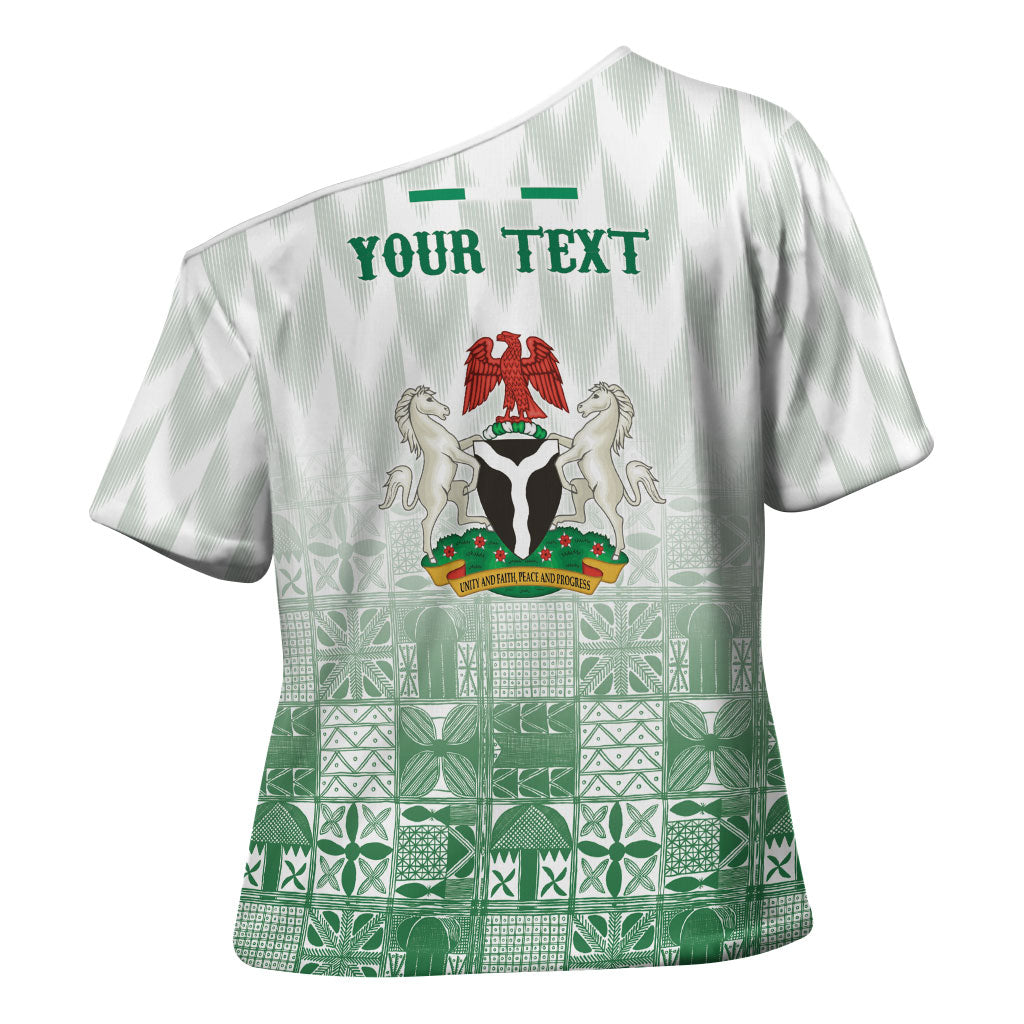 Proudly Nigerian Independence Day 1960 Personalized Cross Shoulder Shirt
