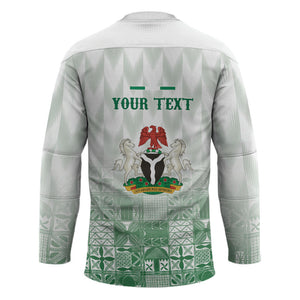 Proudly Nigerian Independence Day 1960 Personalized Hockey Jersey