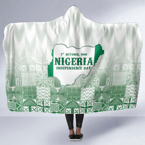 Proudly Nigerian Independence Day 1960 Hooded Blanket