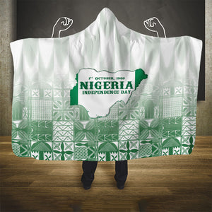 Proudly Nigerian Independence Day 1960 Hooded Blanket