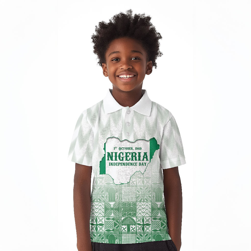 Proudly Nigerian Independence Day 1960 Personalized Kid Polo Shirt