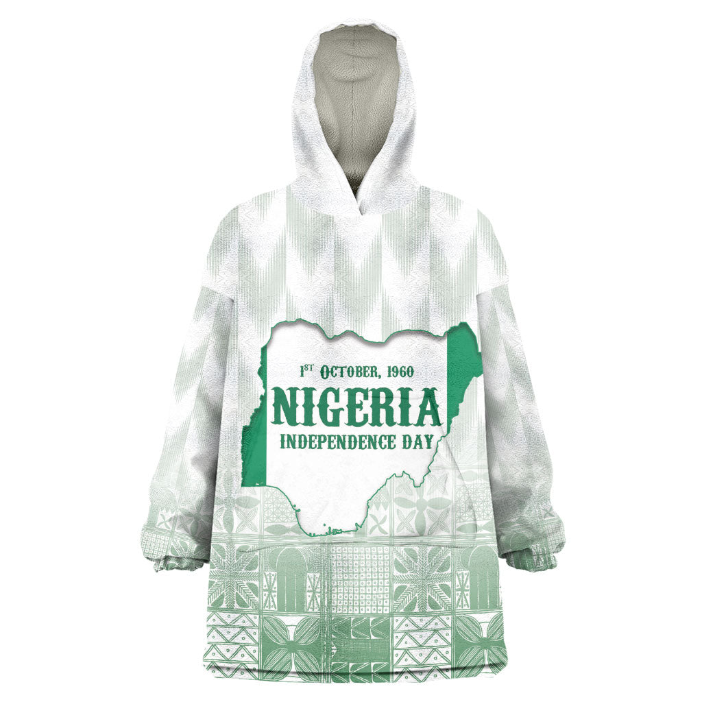 Proudly Nigerian Independence Day 1960 Personalized Kid Wearable Blanket Hoodie