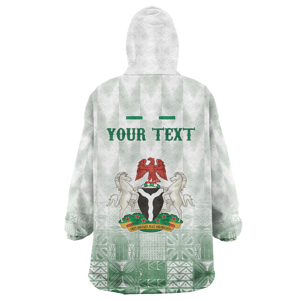 Proudly Nigerian Independence Day 1960 Personalized Kid Wearable Blanket Hoodie