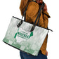 Proudly Nigerian Independence Day 1960 Leather Tote Bag