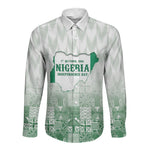 Proudly Nigerian Independence Day 1960 Personalized Long Sleeve Button Shirt