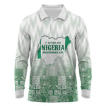Proudly Nigerian Independence Day 1960 Personalized Long Sleeve Polo Shirt