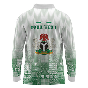 Proudly Nigerian Independence Day 1960 Personalized Long Sleeve Polo Shirt