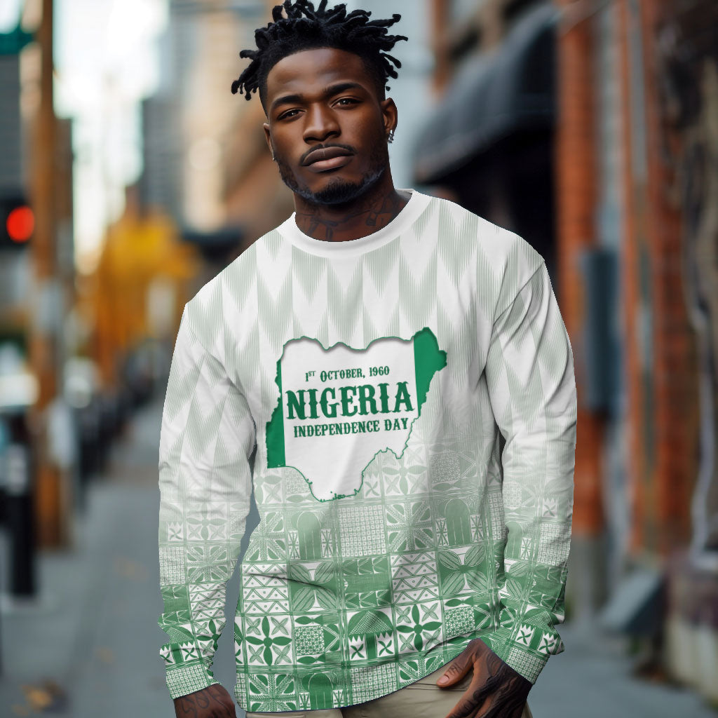 Proudly Nigerian Independence Day 1960 Personalized Long Sleeve Shirt