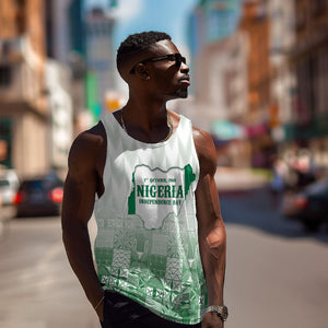 Proudly Nigerian Independence Day 1960 Personalized Men Tank Top