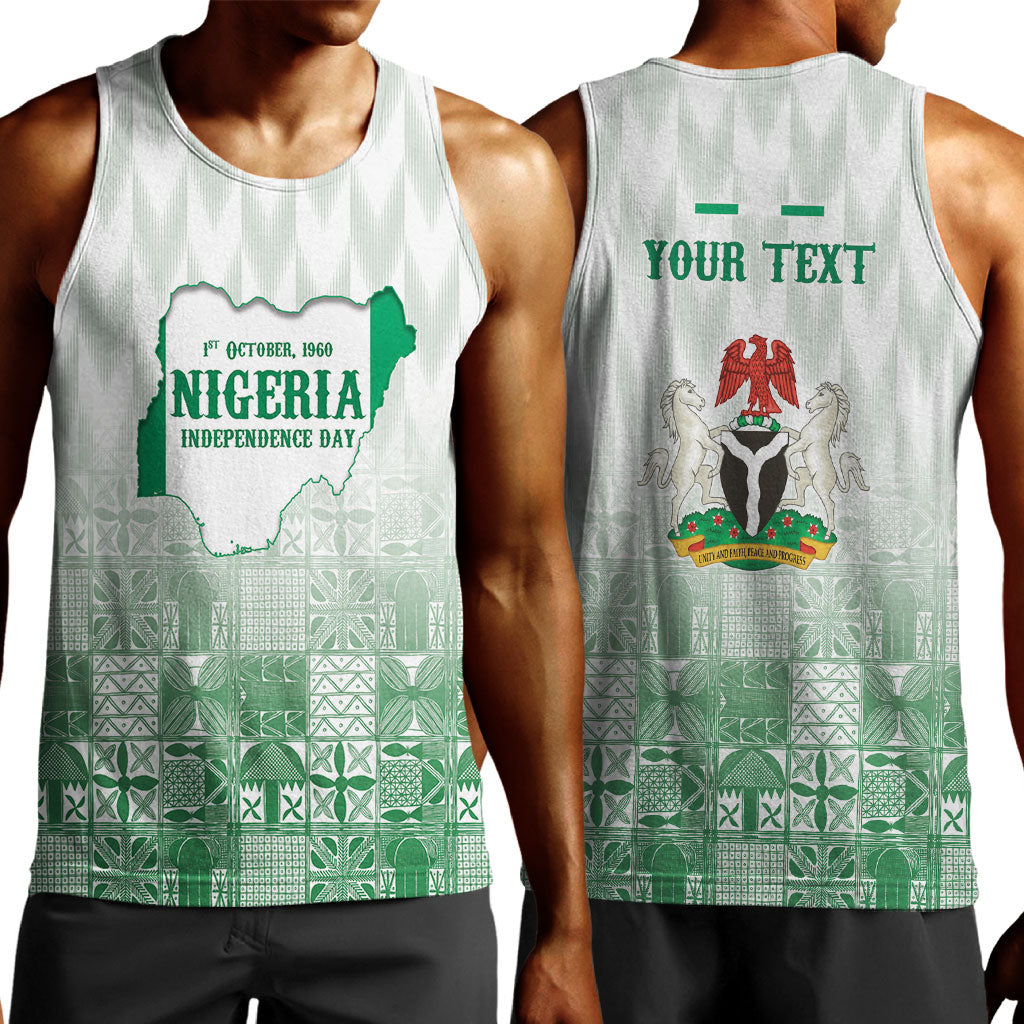 Proudly Nigerian Independence Day 1960 Personalized Men Tank Top