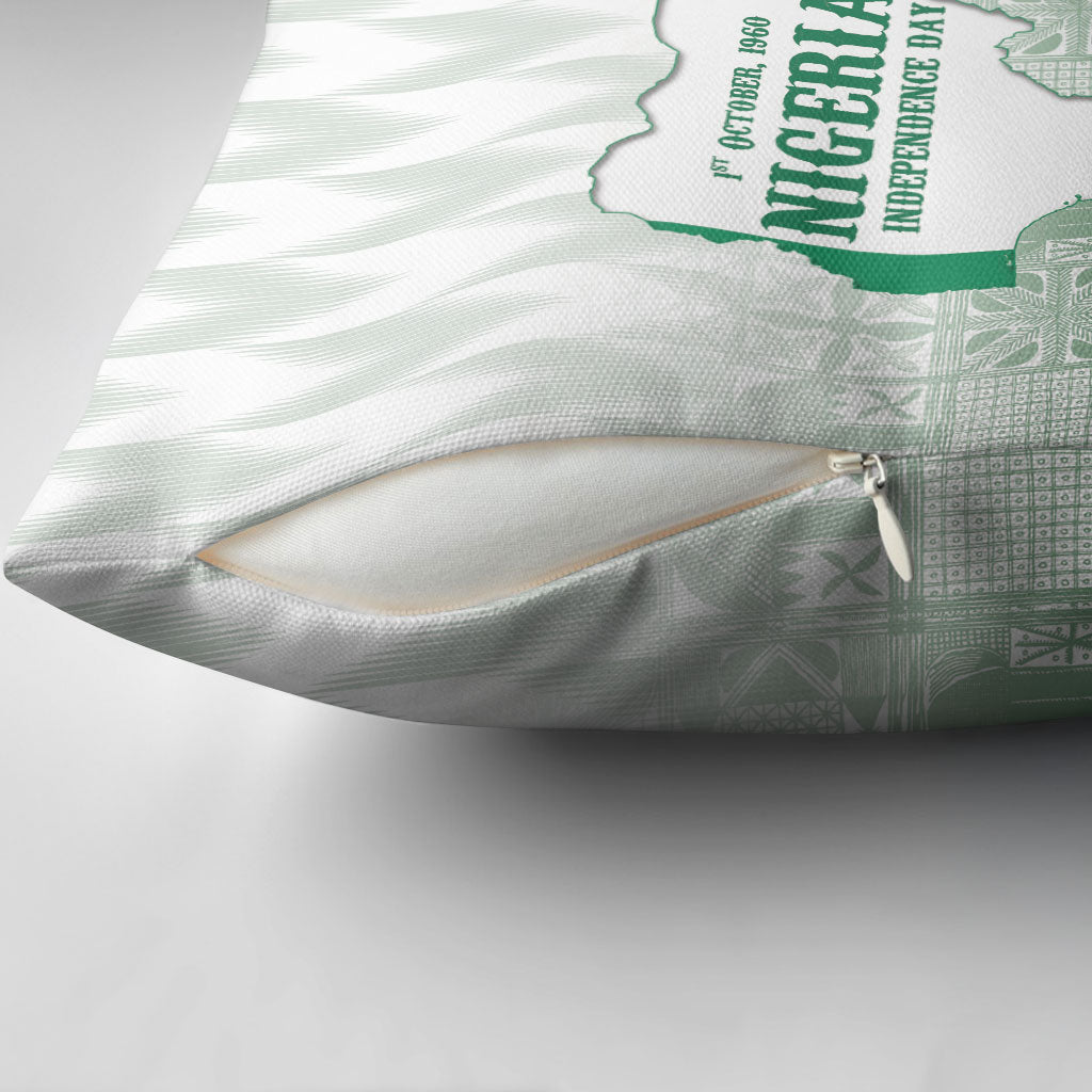 Proudly Nigerian Independence Day 1960 Pillow Cover
