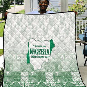 Proudly Nigerian Independence Day 1960 Quilt