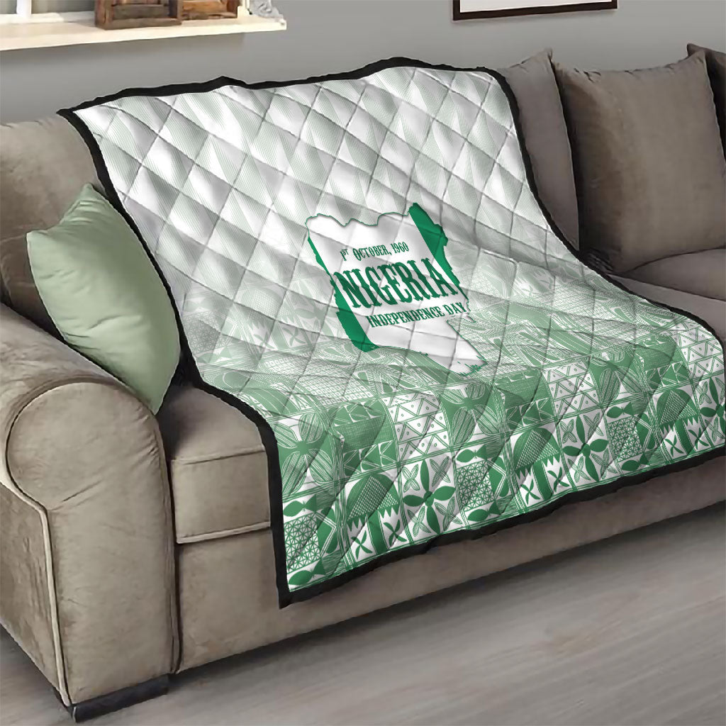 Proudly Nigerian Independence Day 1960 Quilt