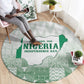 Proudly Nigerian Independence Day 1960 Round Carpet