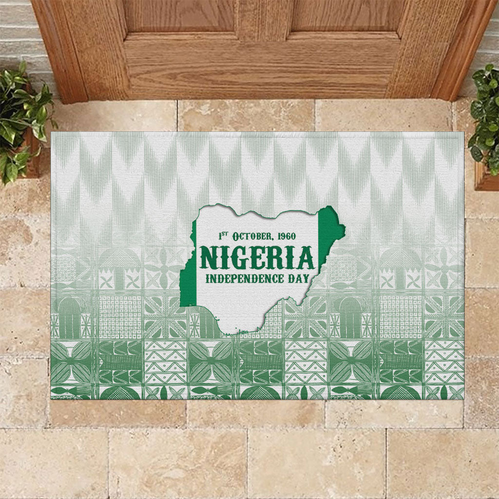 Proudly Nigerian Independence Day 1960 Rubber Doormat