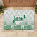 Proudly Nigerian Independence Day 1960 Rubber Doormat